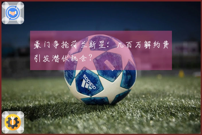 豪门争抢荷兰新星：几百万解约费引发潜伏机会？